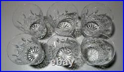VINTAGE Waterford Crystal KENMARE (1968-) Set of 6 Old Fashioned 3 1/2 9 oz