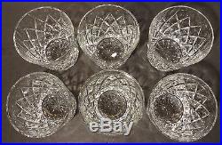 VINTAGE Waterford Crystal KINSALE (1962-) Set of 6 Old Fashioneds 3 1/2