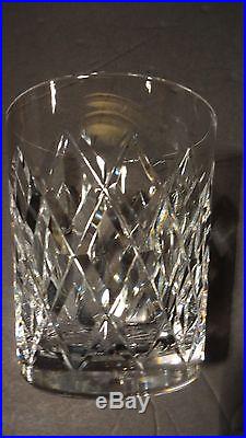 VINTAGE Waterford Crystal KINSALE (1962-) Set of 6 Old Fashioneds 3 1/2