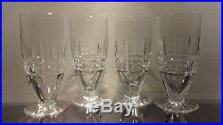 VINTAGE Waterford Crystal KYLEMORE (1962-) Set of 4 Iced Tea Glasses 6 1/2