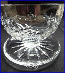 VINTAGE Waterford Crystal LISMORE (1957-) Set of 4 Footed Dessert Bowls 3 7/8
