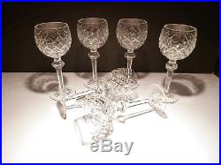 VINTAGE Waterford Crystal POWERSCOURT (1968-) Set of 6 Wine Hocks 7 1/2 7 oz