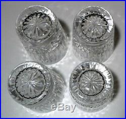 VINTAGE Waterford Crystal TRAMORE / MAEVE (1956-) Set of 4 Old Fashioned 3.5