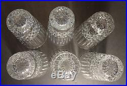 VINTAGE Waterford Crystal TRAMORE MAEVE (1956-) Set of 6 10 oz Tumblers 4 3/4