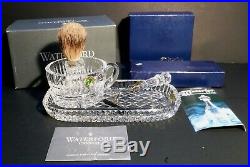 VINTAGE Waterford Crystal WT01 Shaving Mug / Brush / Razor / Tray Set IRELAND