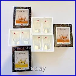 VTG Iittala Aarne Cordial Shot Glasses Set of 6 Goran Hongell Finland WithBoxes