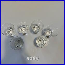 VTG Iittala Aarne Cordial Shot Glasses Set of 6 Goran Hongell Finland WithBoxes