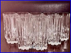 VTG Mikasa Crystal Berkeley Water Goblet Wine Champagne Highball 47 Pc Glassware
