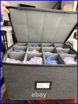 VTG Mikasa Crystal Berkeley Water Goblet Wine Champagne Highball 47 Pc Glassware