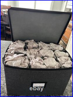 VTG Mikasa Crystal Berkeley Water Goblet Wine Champagne Highball 47 Pc Glassware