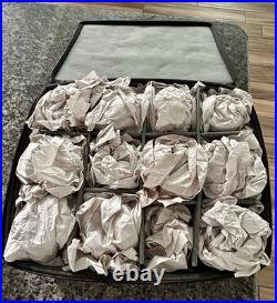 VTG Mikasa Crystal Berkeley Water Goblet Wine Champagne Highball 47 Pc Glassware