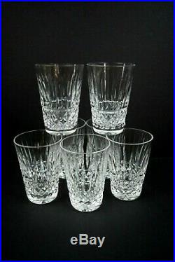 VTG Old Mark WATERFORD TRAMORE/ MAEVE 5 oz Flat Tumblers Set of 7 Discontinued