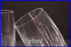 VTG SET 2 BACCARAT Crystal MASSENA Highball Glasses FRANCE 5.5 SIGNED Tumblers