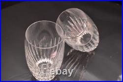 VTG SET 2 BACCARAT Crystal MASSENA Highball Glasses FRANCE 5.5 SIGNED Tumblers