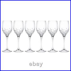 Vera Wang Wedgewood Crystal Duchesse Wine Glasses Set of 6