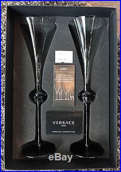 Versace Rosenthal Lumiere Haze Champagne Flute, set of 2