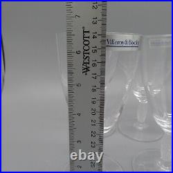 Villeroy & Boch Francesca Set of 6 crystal water goblet wine Glasses