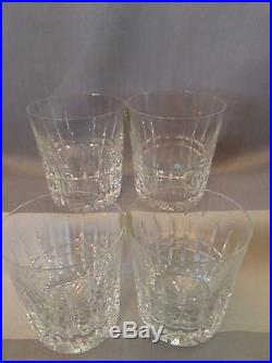 Vintage 1968 WATERFORD Crystal Glenmore Cut OLD FASHIONED Rock Glasses Set of 4