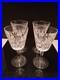 Vintage 4- WATERFORD Crystal LISMORE Claret Wine Glasses. Beautiful