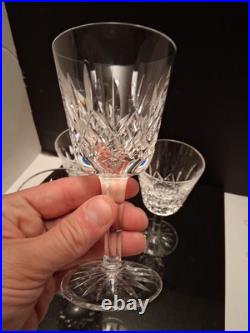 Vintage 4- WATERFORD Crystal LISMORE Claret Wine Glasses. Beautiful Vintage 4- WATERFORD Crystal LISMORE Claret Wine Glasses. Beautiful