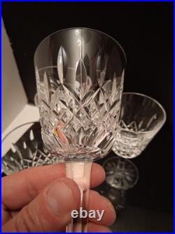 Vintage 4- WATERFORD Crystal LISMORE Claret Wine Glasses. Beautiful Vintage 4- WATERFORD Crystal LISMORE Claret Wine Glasses. Beautiful