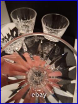 Vintage 4- WATERFORD Crystal LISMORE Claret Wine Glasses. Beautiful Vintage 4- WATERFORD Crystal LISMORE Claret Wine Glasses. Beautiful