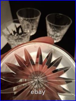 Vintage 4- WATERFORD Crystal LISMORE Claret Wine Glasses. Beautiful Vintage 4- WATERFORD Crystal LISMORE Claret Wine Glasses. Beautiful