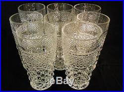 Vintage Anchor Hocking Glassware Wexford Pattern Crystal Set Of 28 (AHCWEX)1-2