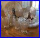 Vintage Anchor Hocking Manhattan Dinner Plates, Tumblers, And Small Plates