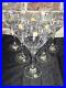 Vintage Bleikristall Clear Crystal Wine Glassware Barware Stemware 8.5 Set 6