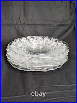 Vintage Cambridge Rose Point Crystal Glassware & Serving Set of 35 Pieces