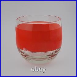 Vintage Cera Roly Poly Billiard Lowball Cocktail Glasses Pool Balls Set of 5