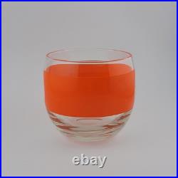 Vintage Cera Roly Poly Billiard Lowball Cocktail Glasses Pool Balls Set of 5