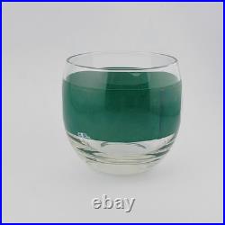 Vintage Cera Roly Poly Billiard Lowball Cocktail Glasses Pool Balls Set of 5