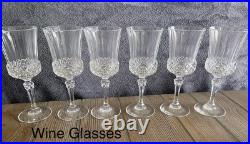Vintage Cristal d'Arques Longchamp Crystal Glassware Set 32-Piece Local Pickup