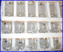 Vintage Cristalrov Crystal Bar Whiskey Glass Drinking Set 18 Total Glasses Rocks Vintage Cristalrov Crystal Bar Whiskey Glass Drinking Set 18 Total Glasses Rocks