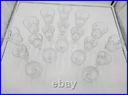 Vintage Crystal Glass Set