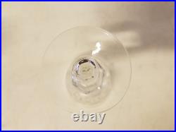 Vintage Crystal Glass Set of 6 Clear Decorative Sipping / Tasting Glasses