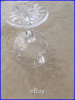 Vintage Crystal Lismore Waterford Champagne/Sherbert Glasses 4 1/8 SET Of 12