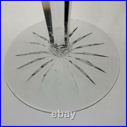 Vintage Cut Glass Or Crystal Champagne Cocktail Starburst Stemware Set 11