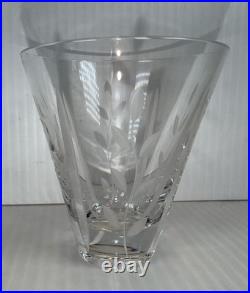 Vintage Faberge Printemps Crystal Night Carafe Set with Floral Pattern New