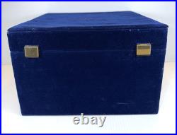 Vintage Faberge Printemps Crystal Night Carafe Set with Floral Pattern New