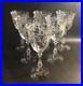 Vintage Fostoria Crystal NAVARRE Set of 6 Etched Water Goblets 7 5/8