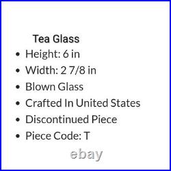 Vintage Fostoria Holly Pattern Etched Crystal Pitcher and 5 Tea Glass Set Footed