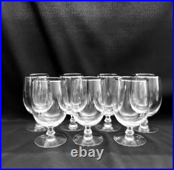 Vintage Fostoria Trousseau Set Of 7 Iced Tea Goblets