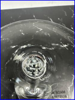 Vintage Givenchy Crystal Wine Glasses Set of 12 Etched Flowers and Butterflies