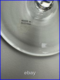 Vintage Givenchy Crystal Wine Glasses Set of 12 Etched Flowers and Butterflies