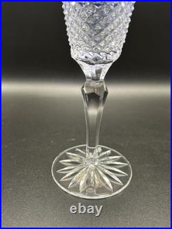 Vintage Godinger Edinburgh Cobalt Blue Crystal Champagne Flutes Set Of 4