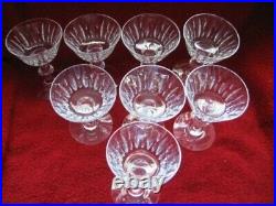 Vintage Hawkes Crystal Stemware Wine Water Sherbert Glasses Set of 8