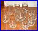 Vintage Ice Bucket, 6 Tall Glasses, 4 Rocks High Ball Rare Marked Italy Set